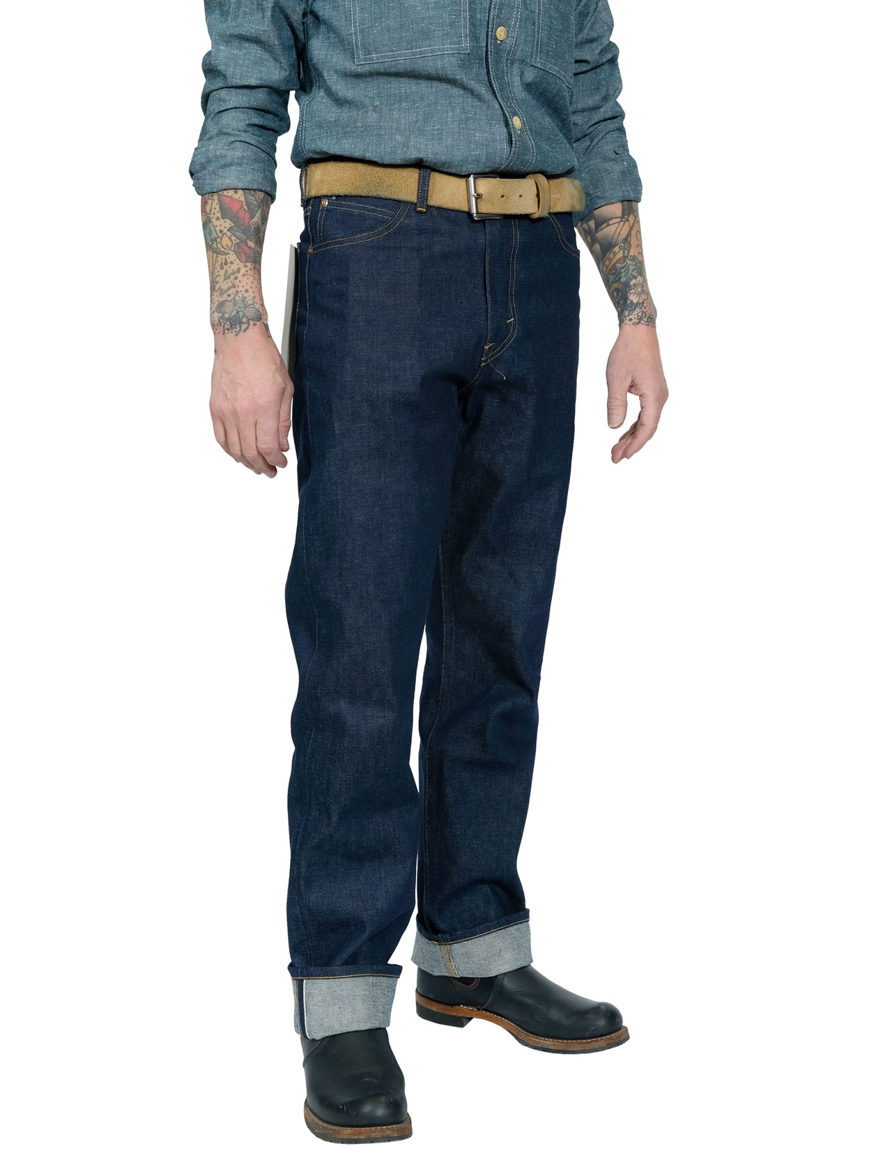 Buy the Lee 101 Z KA Jeans - Dry Blue Selvage @Union Clothing | Union  Clothing